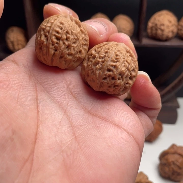 文玩核桃把件鲜***花福宝30