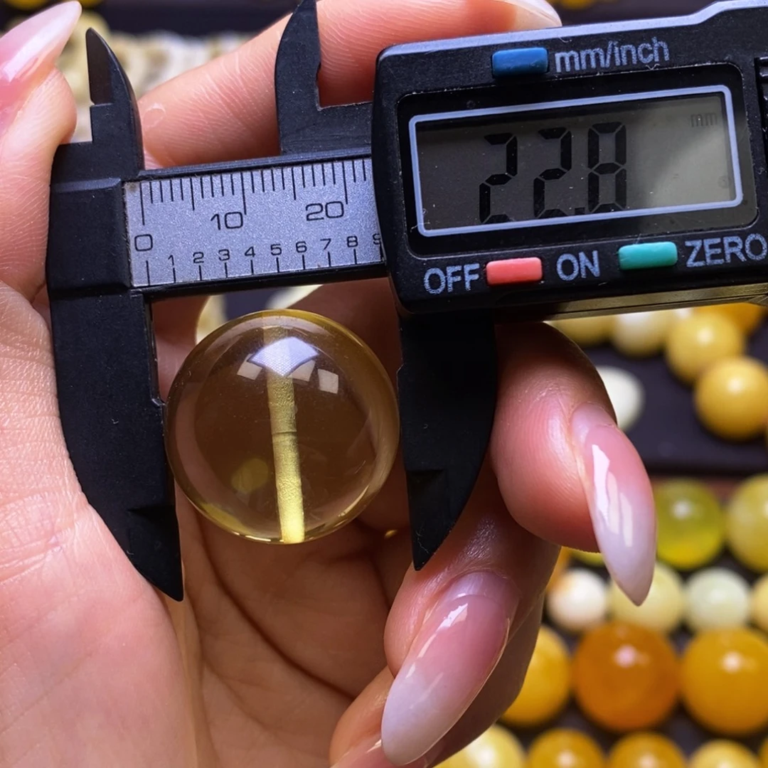 琥珀未镶嵌裸石珠子