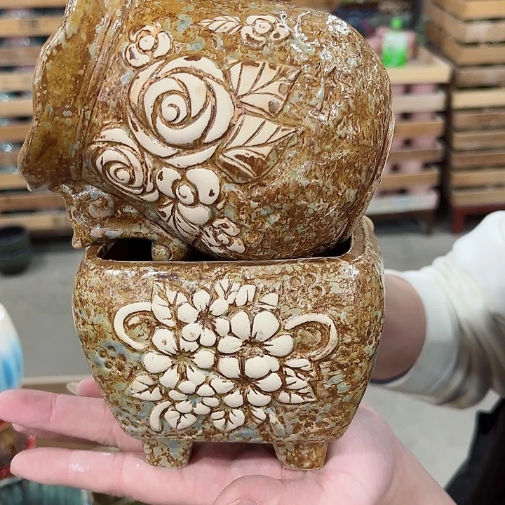 陶瓷陶瓷多肉植物花盆