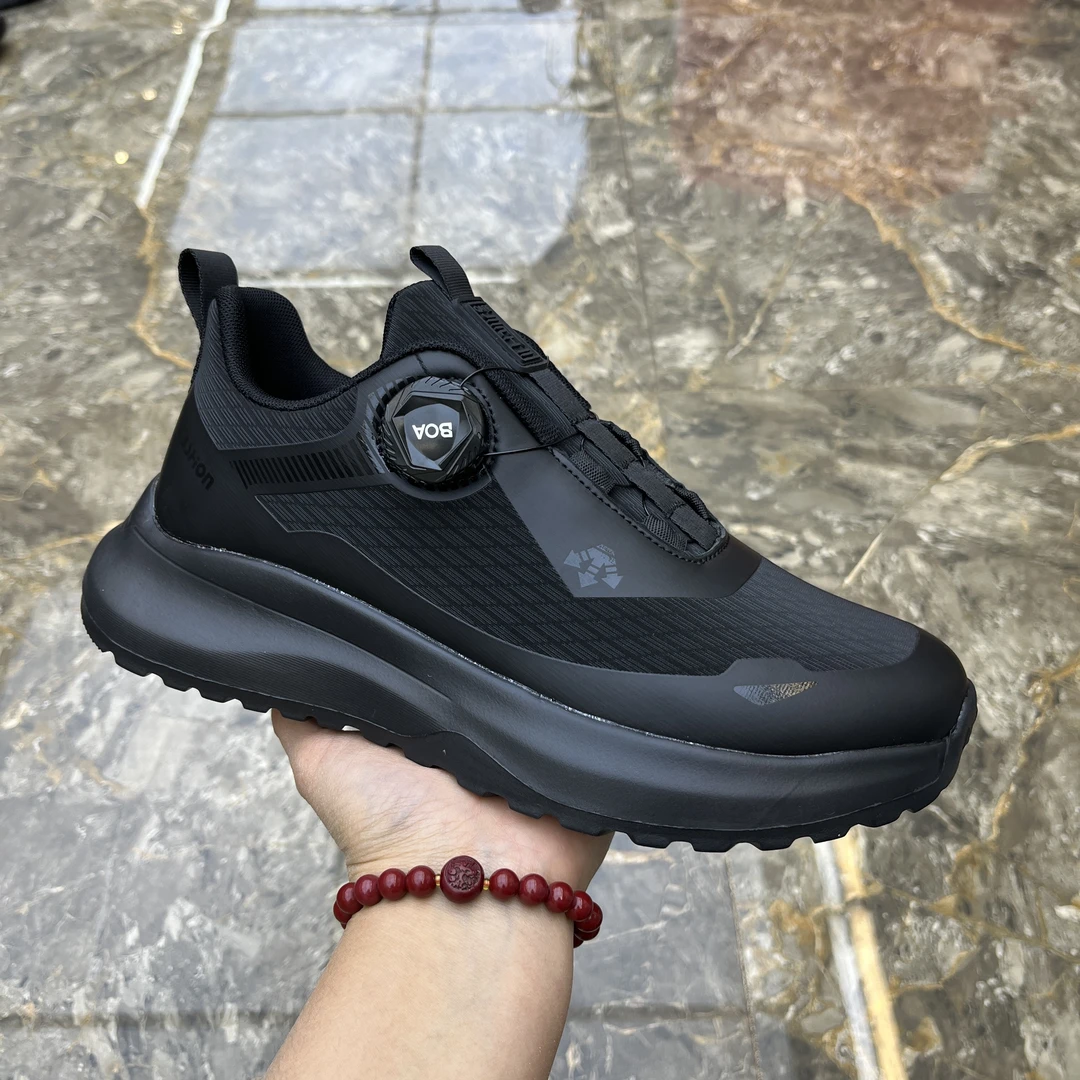 新款旋转纽扣男鞋厚底百搭时尚休闲鞋轻便舒适运动鞋户外健步鞋子