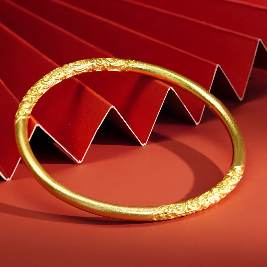 足银银制品 【小北珠宝】足银手镯8-DL95X161【多样性发一件】