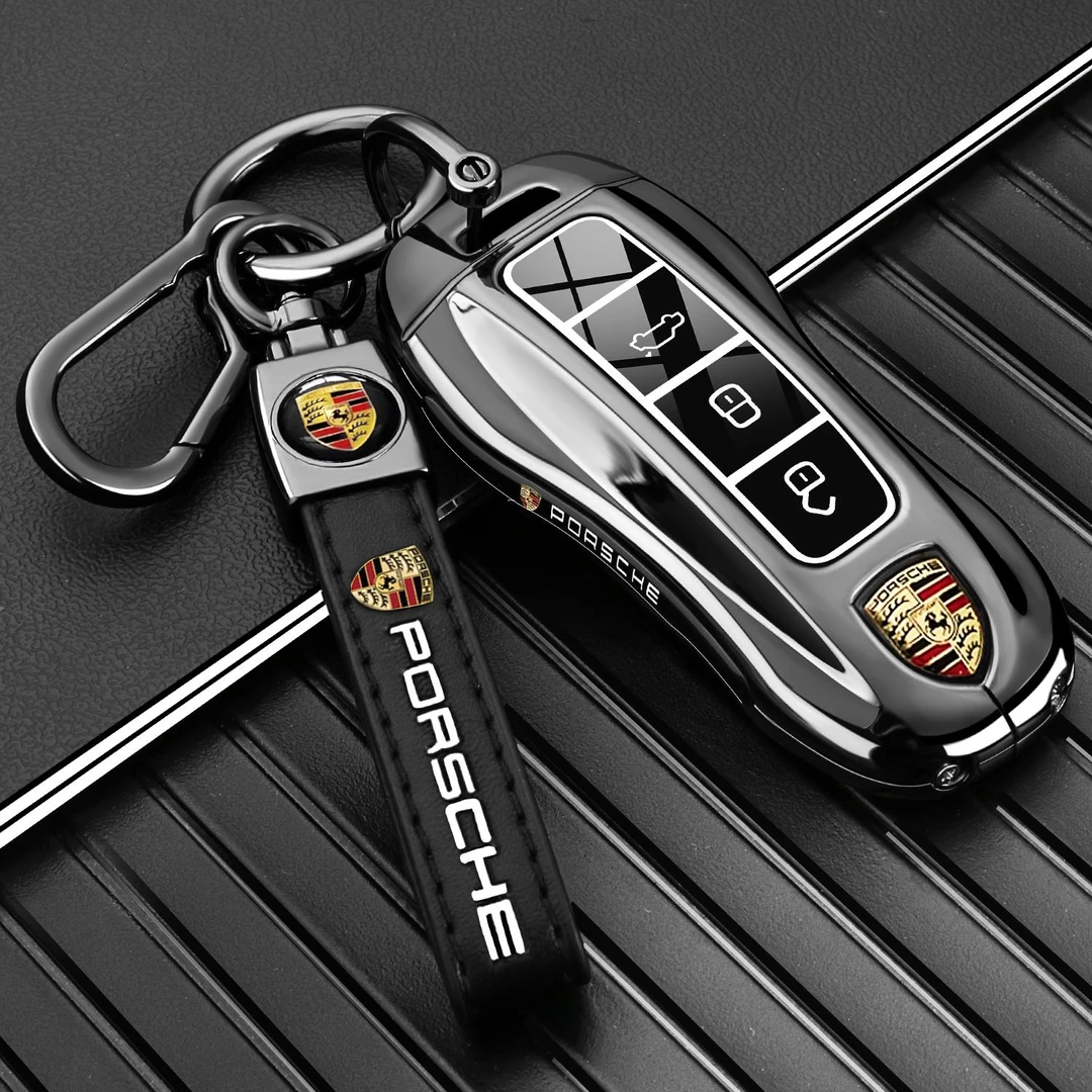 适用保时捷Panamera帕拉梅拉车钥匙套Macan玛卡718卡宴Taycan壳扣