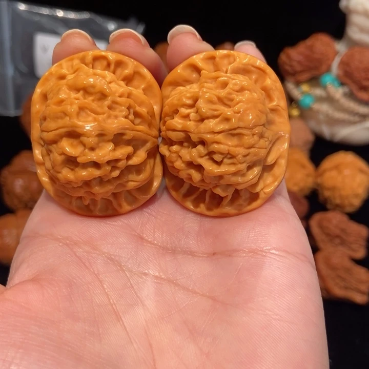 文玩核桃把件43卧龙257