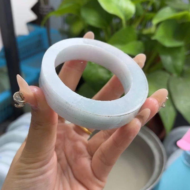 定制翡翠手镯定制未镶嵌50-51