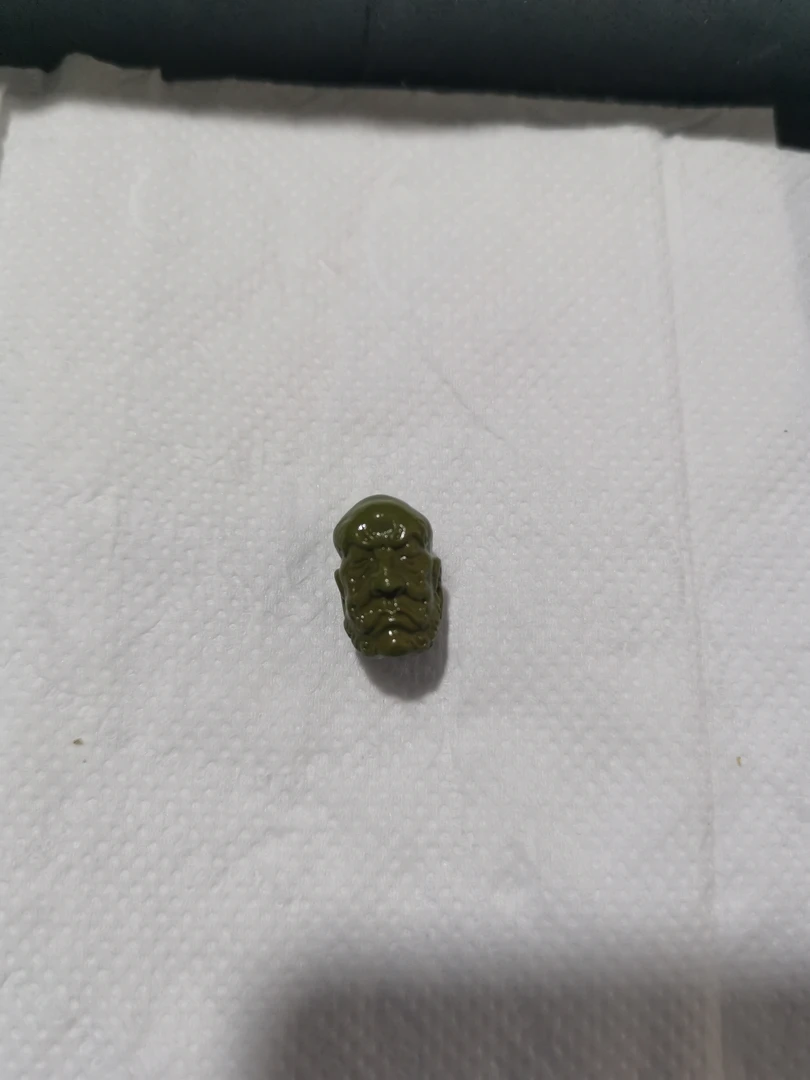 文玩绿松石雕刻珠子