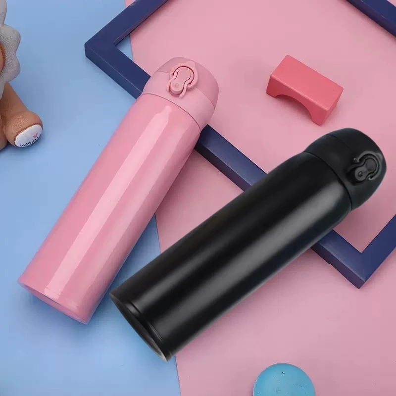 不锈钢弹跳真空大容量保温杯便携耐高温防烫茶杯男女生情侣水杯