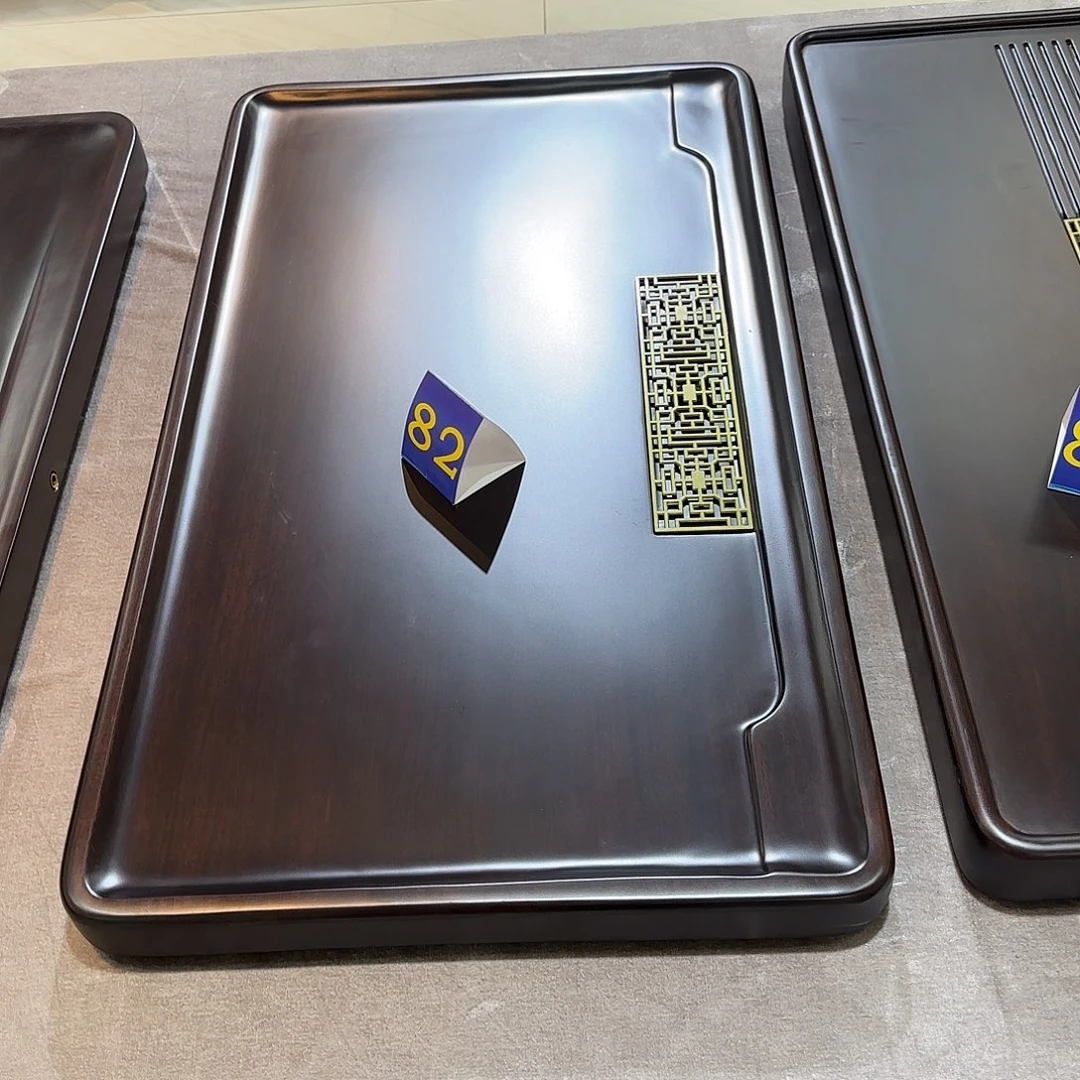 呼***司黑檀木实木茶盘90/51