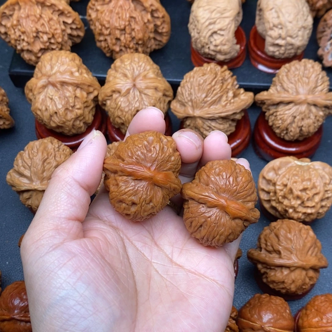 把件文玩核桃39平谷元宝