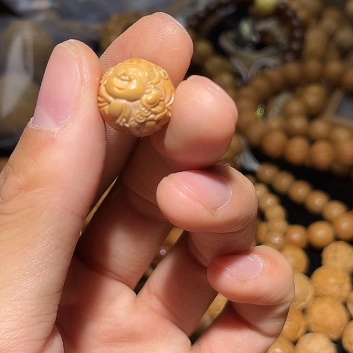青***手串猴头核桃财神