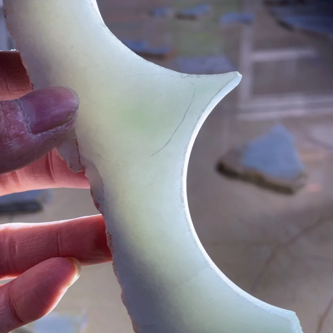 翡翠挂件未镶嵌K缅甸天然翡翠片料