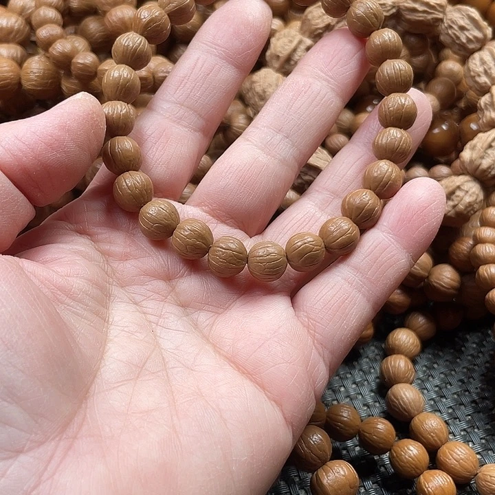 手串猴头核桃0.9+龙炎手串