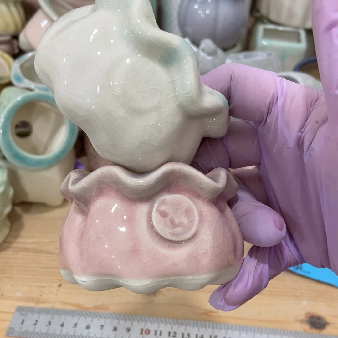 红陶陶瓷花盆满12米包邮