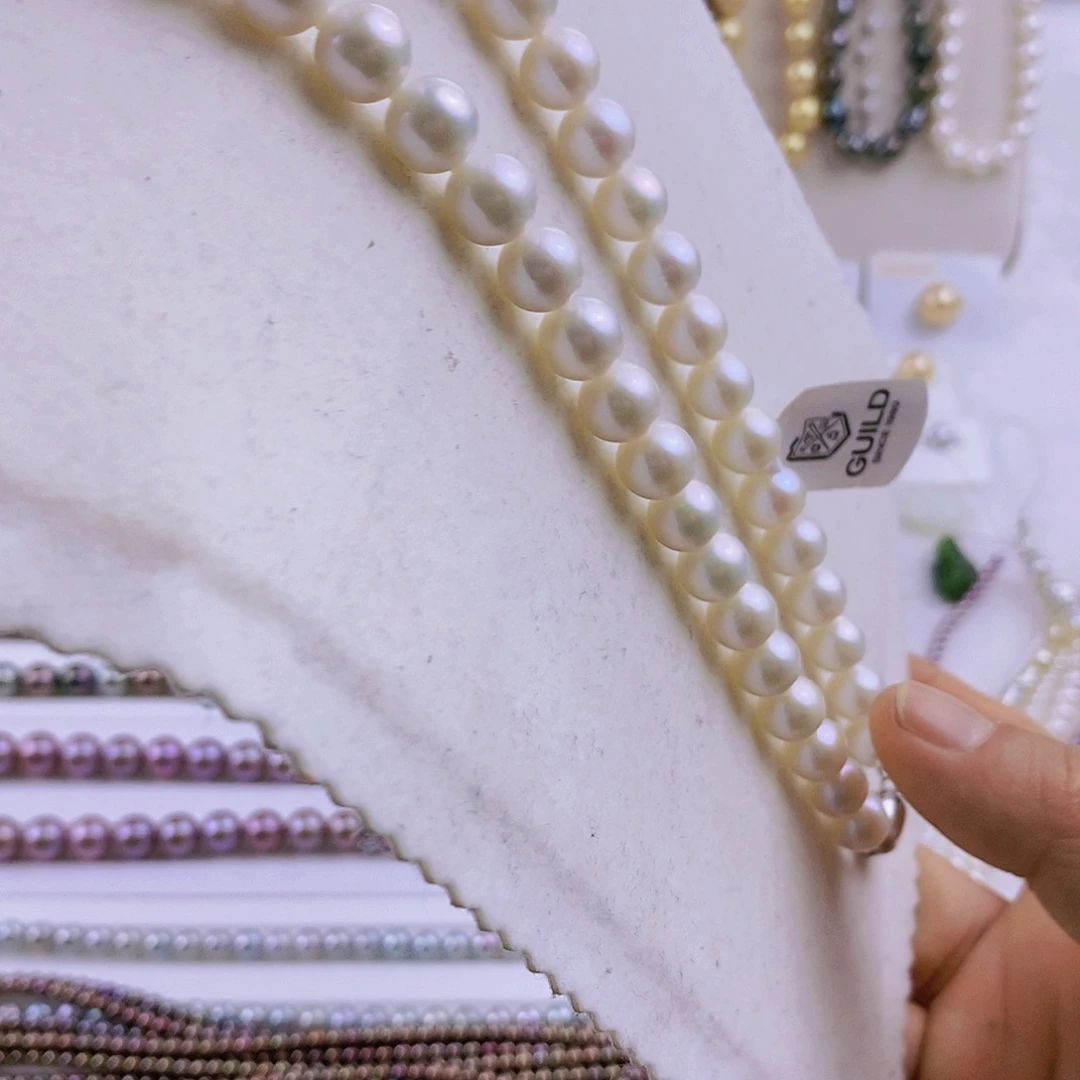 银S925镶嵌颈饰淡水珍珠