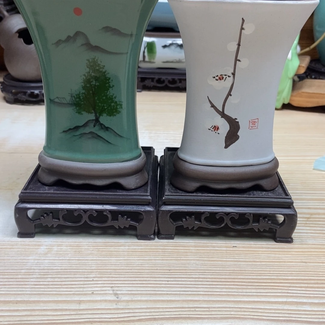 瓷片陶瓷花盆陶瓷艺术
