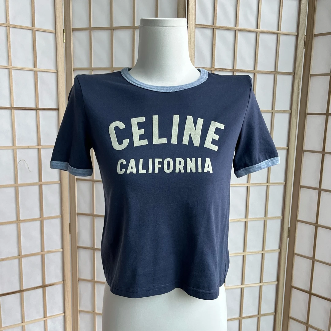 99新 Celine/思琳 A9630 Celine 上衣XS码 肩宽34 胸围80 衣长46