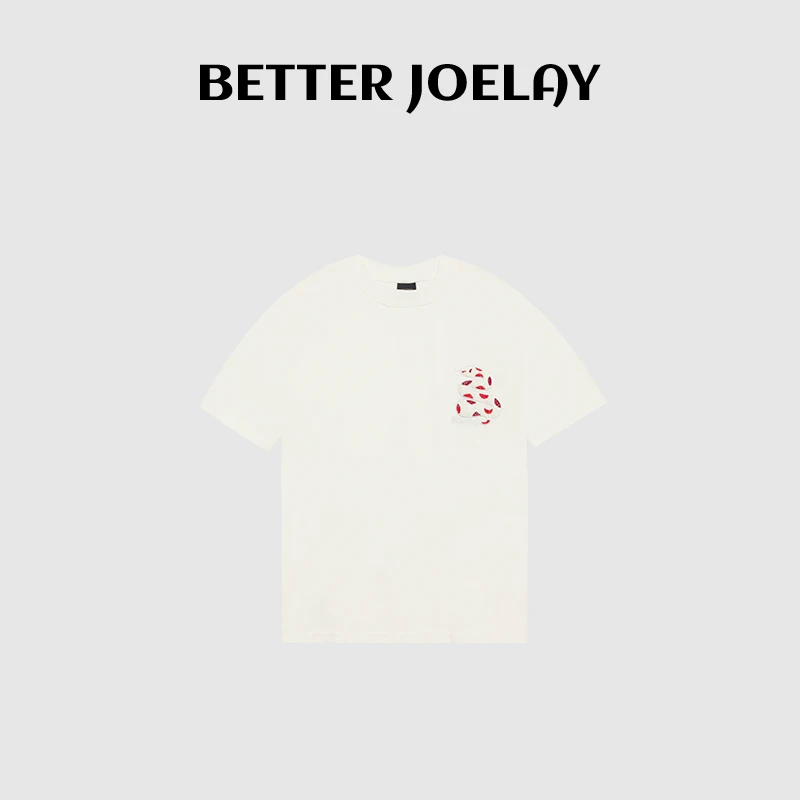 BETTER JOELAY-中版【匿名蛇稿】时尚百搭短袖T恤休闲简约风KH1723