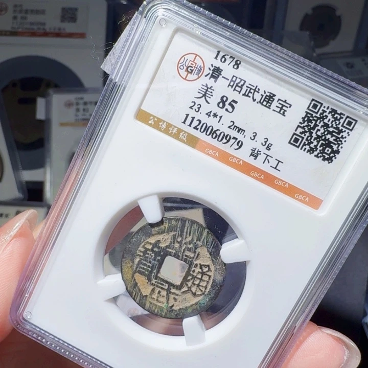 铜DX评级币一个，0979