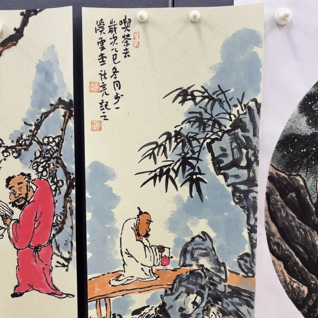 张***昂国画卡纸的制作方法和