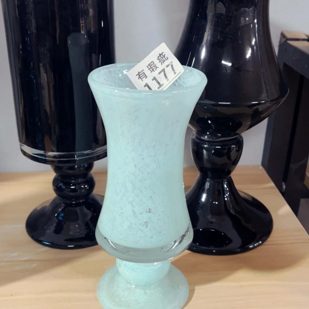 琉璃1177瑕疵花瓶摆件