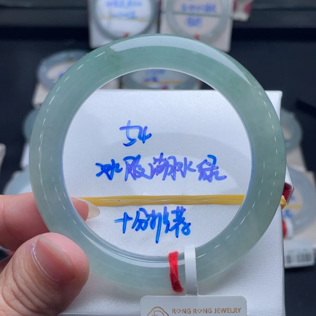 翡翠未镶嵌手镯翡翠手镯55
