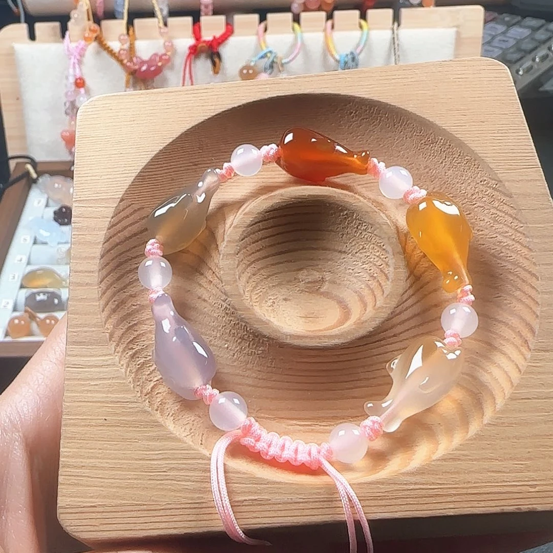 小***宝玛瑙/玉髓颈饰未镶嵌