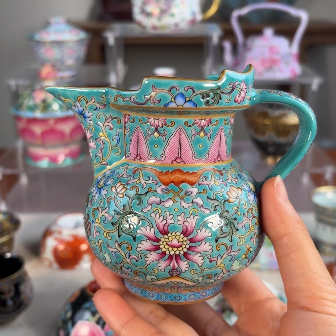 山***流纯手工手绘 高端茶器