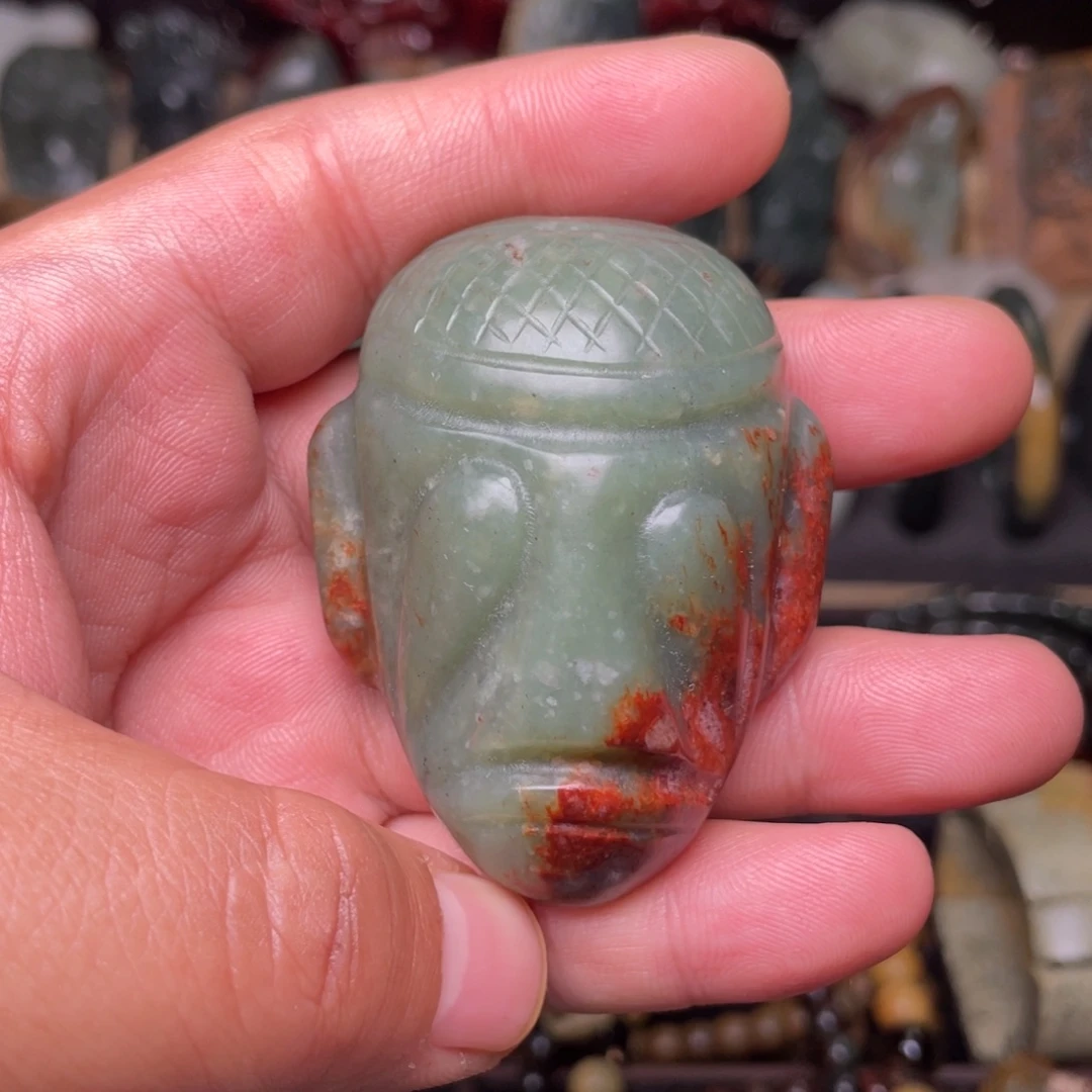 岫岩河磨玉（透闪石质玉）未镶嵌颈饰