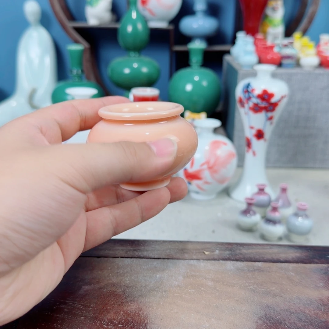 陶瓷手工小花器摆件