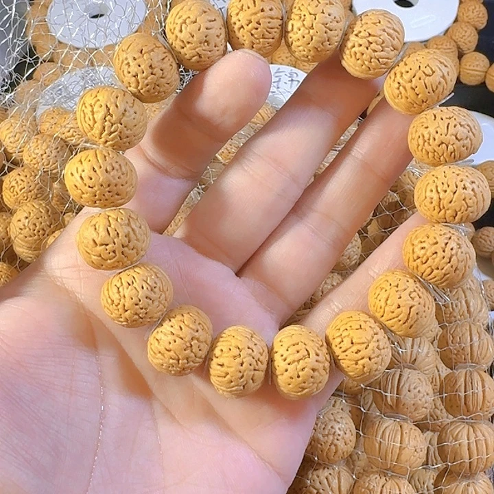 桃核吊坠18南瓜玻璃球