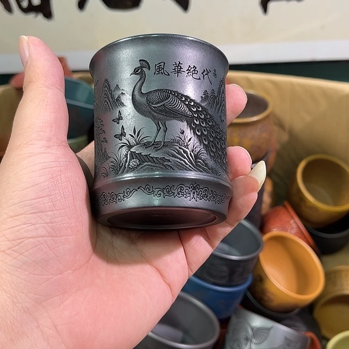 茶杯紫砂全手工紫砂主人杯