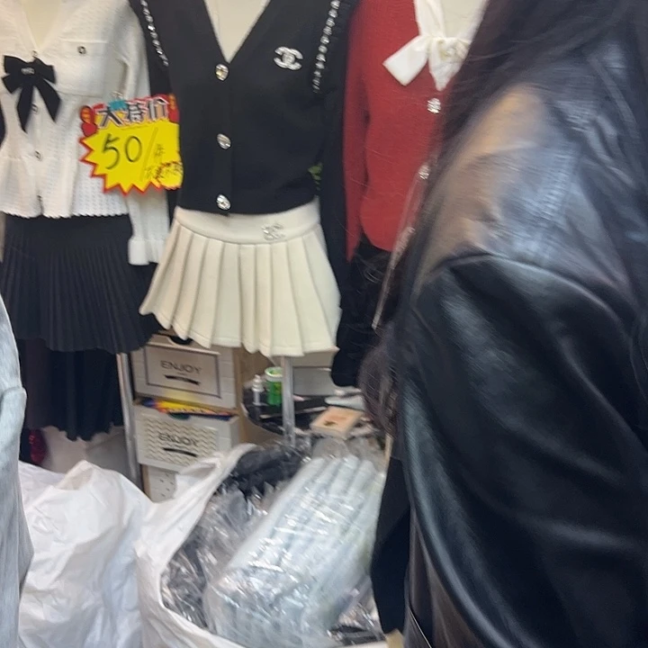 小香风毛衣 均码 黑色