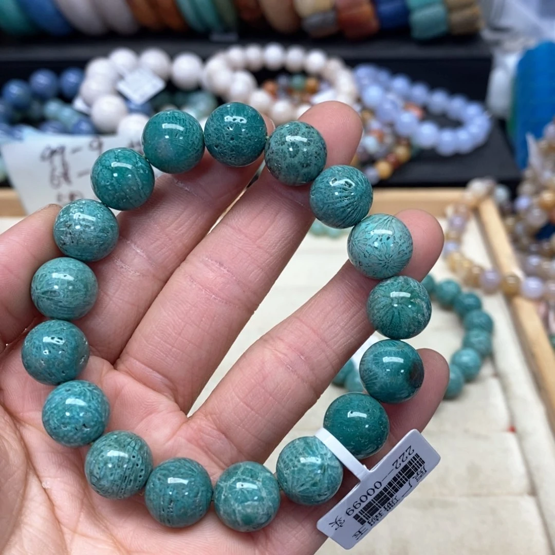 硅化珊瑚（珊瑚玉）手链未镶嵌f****a148