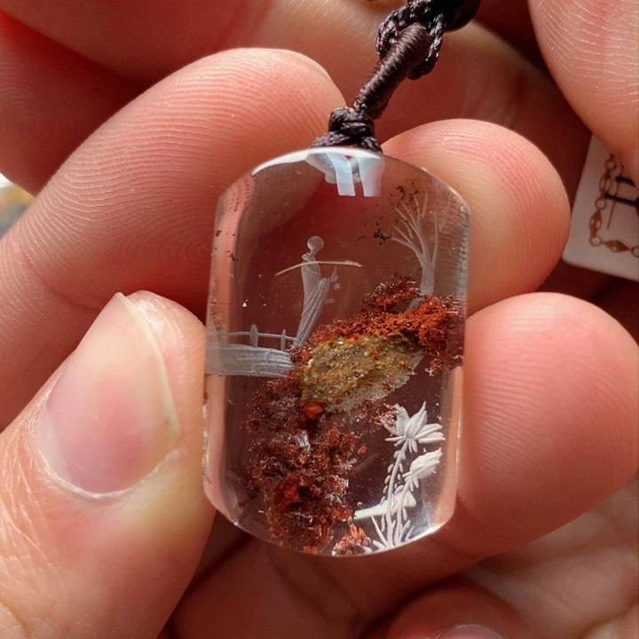 水晶吊坠(不含链)未镶嵌