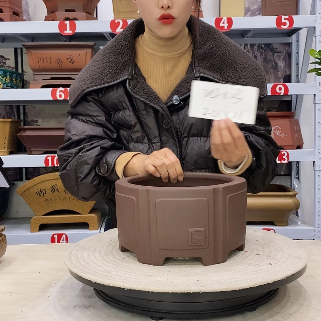 紫砂花盆紫砂花盆