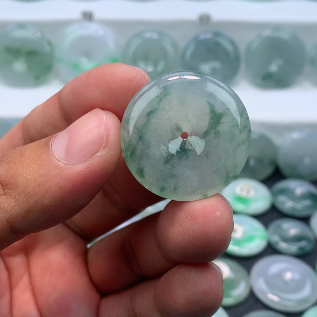 颈饰未镶嵌翡翠缅甸天然A货翡翠30.1-5.7