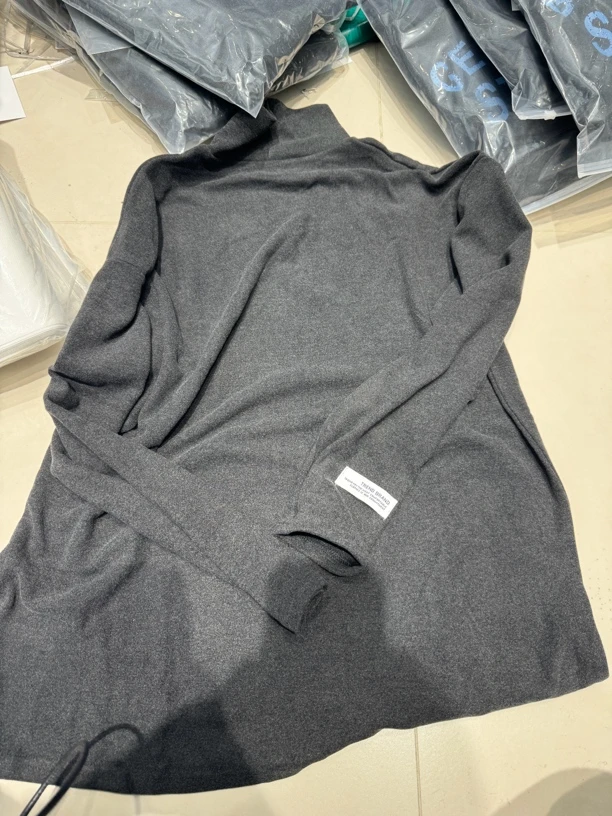 秋冬新款半高领加厚长袖T恤