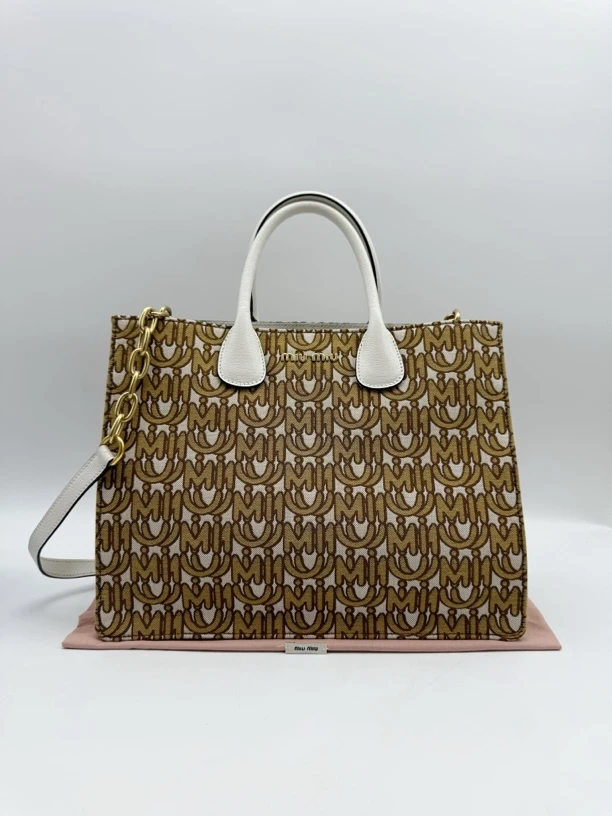 95新 MIU MIU/缪缪 tote托特包 单肩斜挎包81017