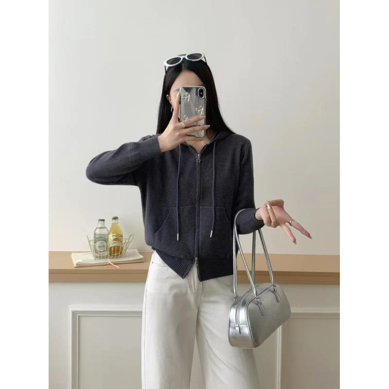 【6273】大漫甄选星星拉链开衫针织衫J905-7