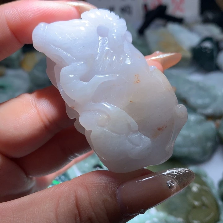 翡翠未镶嵌颈饰保真天然A货翡翠