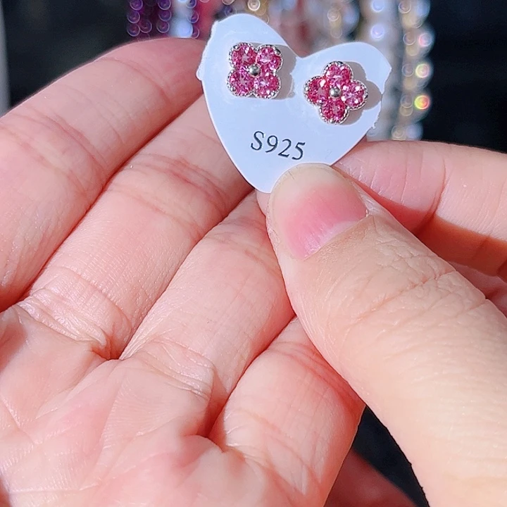 紫晶项链未镶嵌耳钉