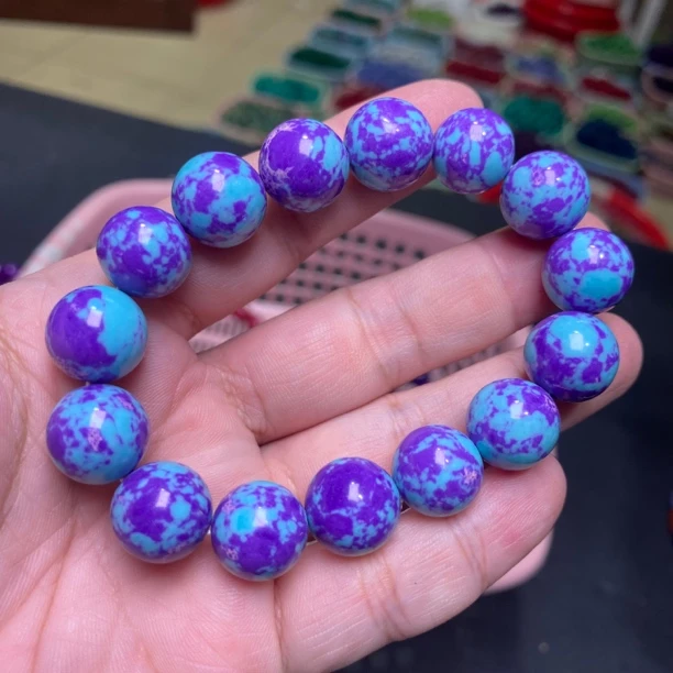 B463 卡14紫蓝松手串