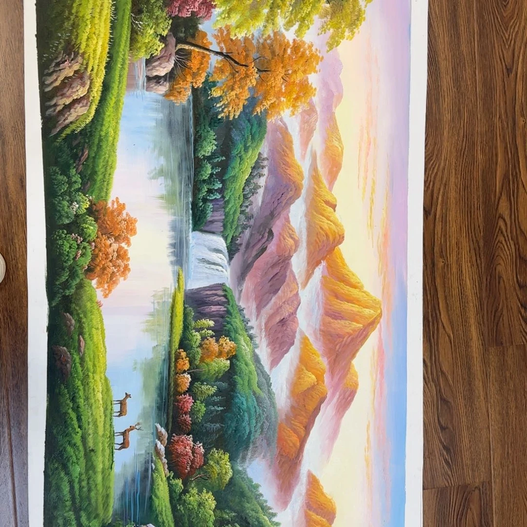 油画加油加油努力加油加油