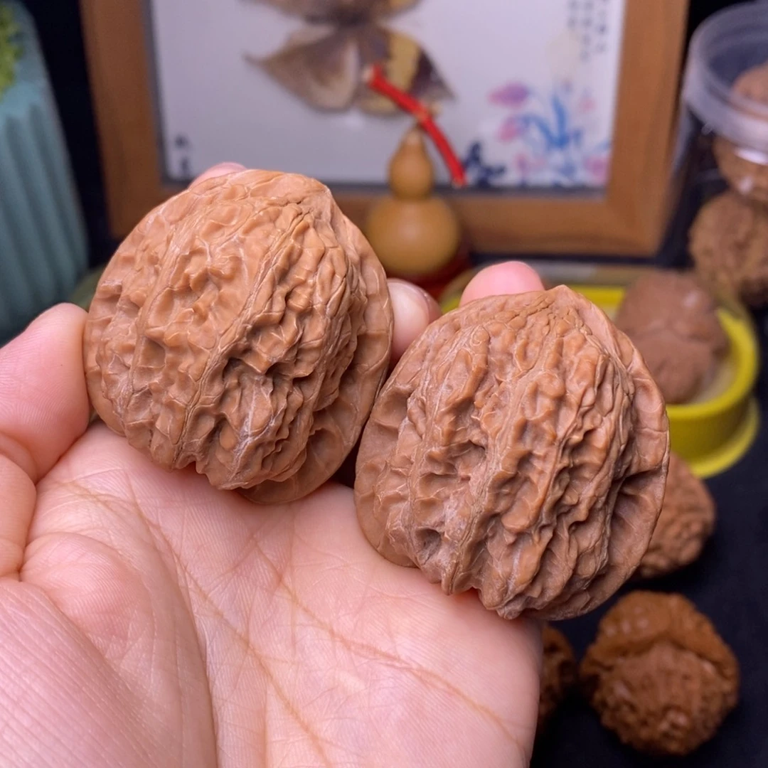 文玩核桃把件我*了42石狮子