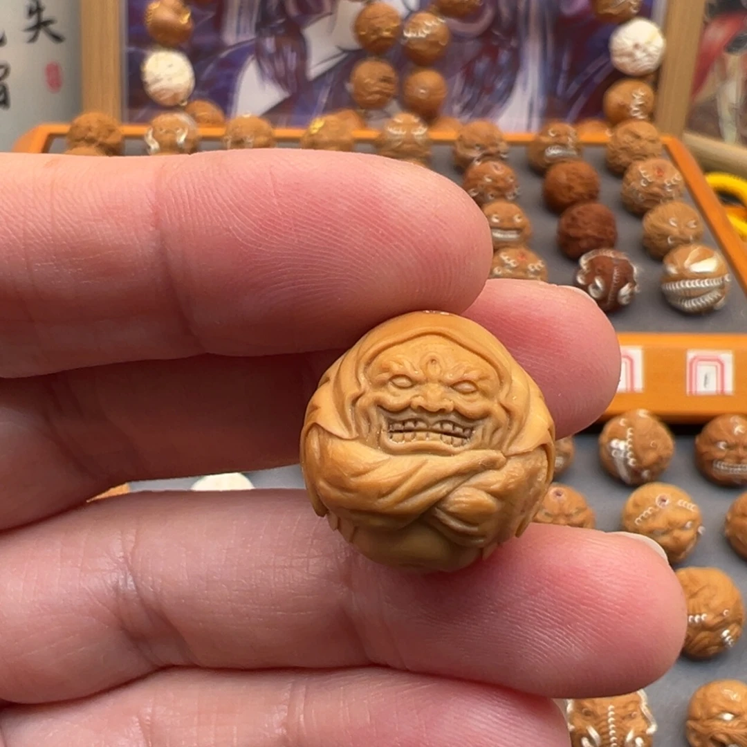 猴头核桃吊坠肌肉僧