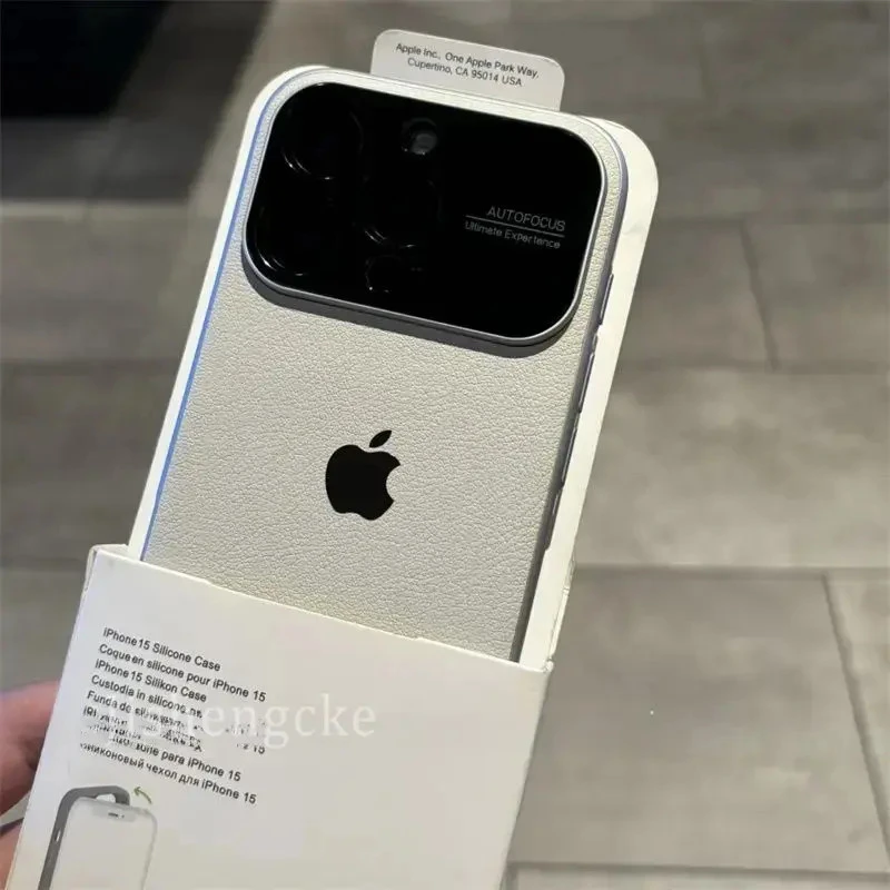 秒变17大视窗精孔散热防滑适用iphone16pro手机套皮质17pro时尚15