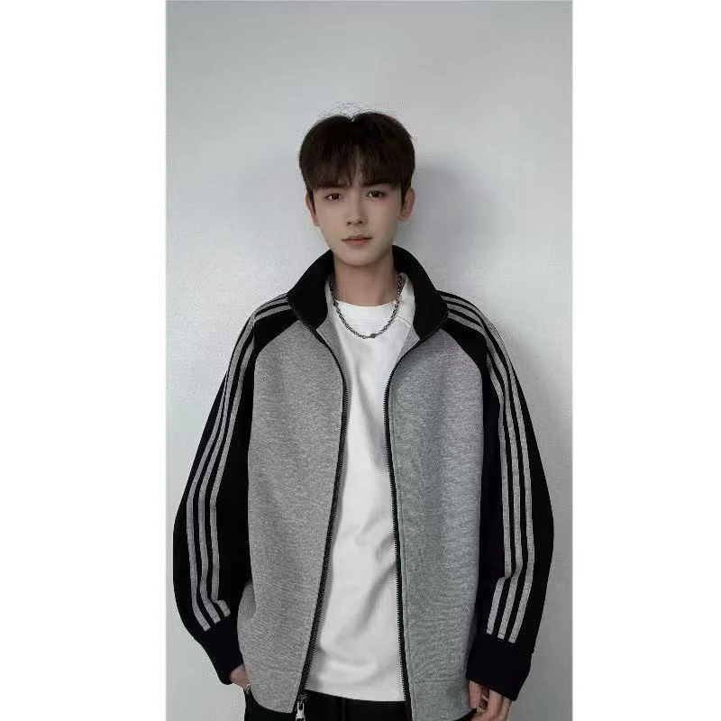 【YIPIN】秋冬软壳水洗连帽落肩袖拼接休闲holdoumenarchivum卫衣