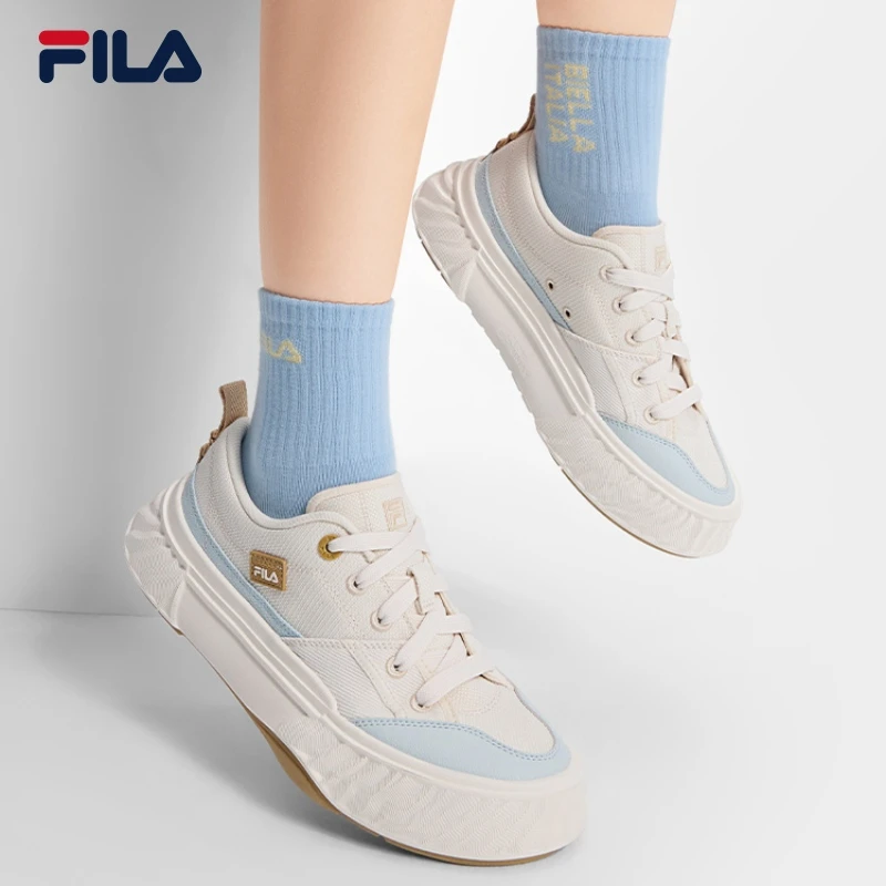 【流光风】斐乐FOSSO川行帆布鞋2025夏新款运动休闲鞋F12W/M522311F