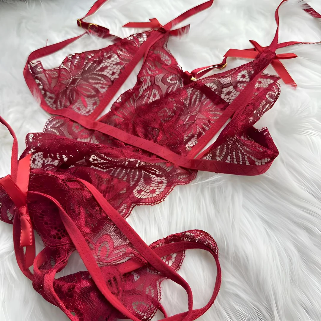 撩人蕾丝套装爆款福利价立减性感直播吊带女士睡衣网红款睡裙镂空