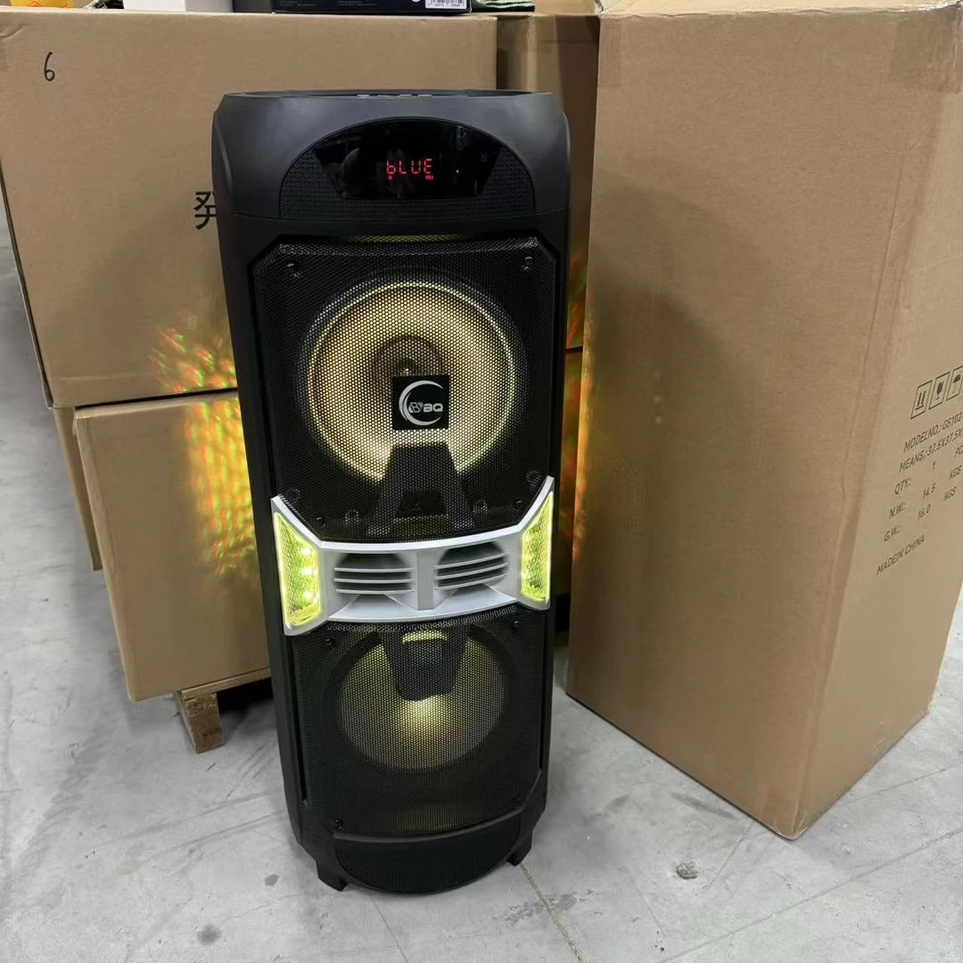 准新品  【按照主播讲解拍】GS1021 重低音舞台户外大音箱音响蹦迪