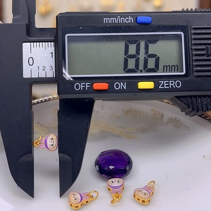 银S925镶嵌颈饰紫晶紫晶925镶嵌91